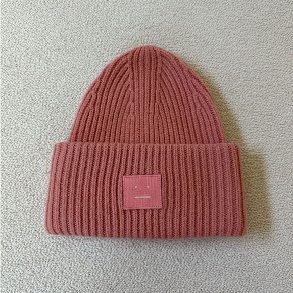 Pink Acne Studios Beanie - Picture 1 of 4